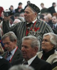 A former prisoner of the Auschwitz concentration camp