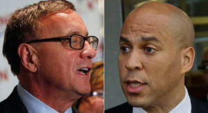 Booker beat Tea Party conservative Republican challenger Steve Lonegan, a former mayor of the town of Bogota, 55 percent to 44 percent.