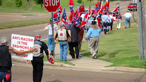 Confederate loyalists protested the name change of the street and demonstrated to show how strongly they do.