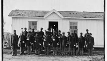 group photo of 19th century "colored" troops