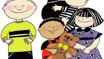 cartoon illustration of children