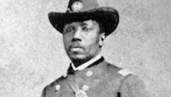 In early 1865, after helping to organize thousands of African-American troops for the Union, Delany was made a major in the U.S. Army by President Lincoln. He was the first black man to achieve that high of a rank.