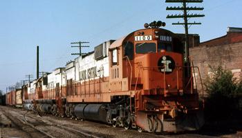 An ex-conductor is suing the Illinois Central Railroad for racial harassment.