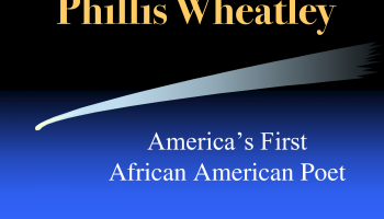 illustration: "Phillis Wheatley: American's First African-American Poet"