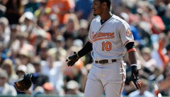 Orioles' Outfielder Adam Jones