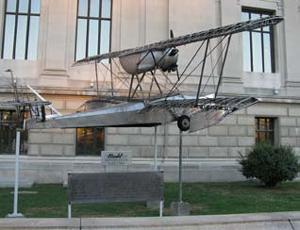 stainless steel plane