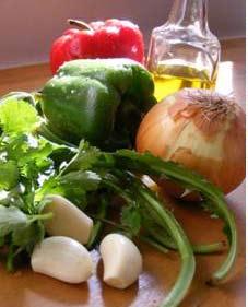 vegetables and cooking oil