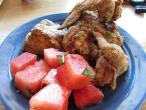 While fried chicken, watermelon and cornbread are enjoyed across ethnic groups, those foods have been used historically in a derogatory way toward Blacks.