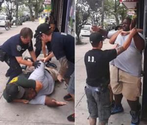 On July 17, a video emerged of police confronting Eric Garner, 43, for selling loose cigarettes on a Staten Island street. The video shows Garner being placed in an apparent chokehold and being knocked to the ground. Garner repeatedly screams, "I can't breathe!" He died a short time later. The cause of the death has not been determined.