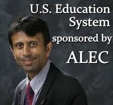 Gov. Bobby Jindal, promoting state voucher program