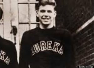 This is Ronald Regan as a college student at Eureka College, where he became a freshman in the fall of 1928.