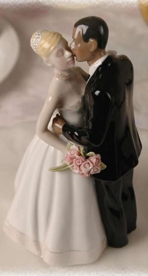 multi-racial wedding cake figurings