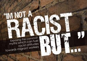 "I'm not a racist, but..." illustration