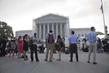 A three-judge federal appeals court heard arguments for a second time in November 2014 week after the U.S. Supreme Court sent the case back for a closer look at the affirmative action case. Court observers believe conservative justices may be ready to reconsider past affirmative action decisions.