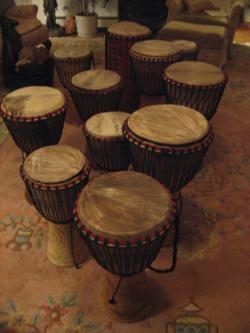 Djembe drums of Africa