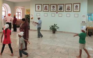 People in Sikh temple