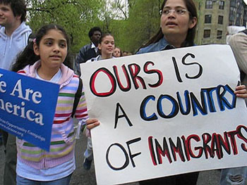 For Bush, the debate is personal. His wife, Columba, was born and grew up in Mexico. The two met while Bush was an exchange student there; she is now an American citizen.