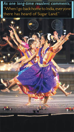 Indian Festival of Lights dancers