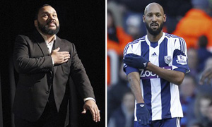 Recently, soccer player Nicolas Anelka used the sign - one hand down, the other placed on the opposite shoulder - to celebrate a goal in a Premier League match. Both Anelka and Dieudonne claim the salute is anti-establishment and not anti-Semitic.