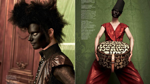 Vogue Magazine received a lot of criticism in April 2013 with its photo layout using black faces as models.