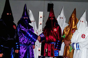 KKK members in robes