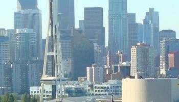 The Space Needle is a major landmark and a symbol of Seattle.