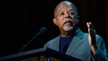 This Aug. 7, 2013 photo shows Harvard University professor Henry Louis Gates Jr. during PBS’ "The African Americans: Many Rivers to Cross with Henry Louis Gates Jr." session at the Television Critics Association Summer Press Tour in Los Angeles. The new PBS documentary series that traces 500 years of black history premieres Tuesdays, Oct. 22 - Nov. 26, 2013, 8:00-9:00 p.m. ET.