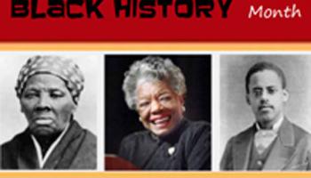 Black History month should highlight the contributions and struggles of individuals throughout human history, including Harriet Tubman (l), Maya Angelou (c), and W. E. B. DuBois (r).