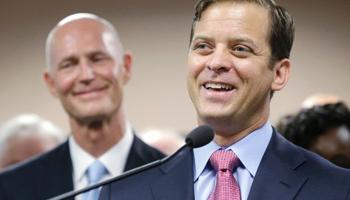 Florida Governor Rick Scott appointed Carlos Lopez-Cantera as Lieutenant Governor, making history by appointed the first Hispanic to that position. Lopez-Cantera was born in Madrid, Spain, but was raised in Miami.