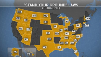 Stand Your Ground Laws Map