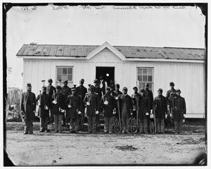 group photo of 19th century "colored" troops