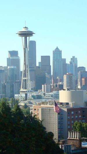 The Space Needle is a major landmark and a symbol of Seattle.