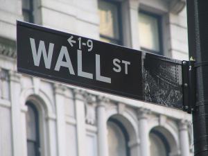 street sign for Wall St.