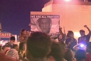 protesters against the Zimmerman verdict