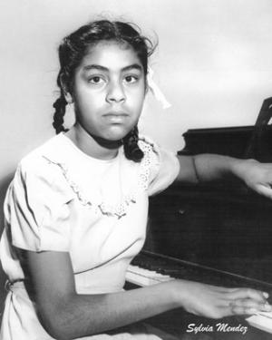 Sylvia Mendez as a child